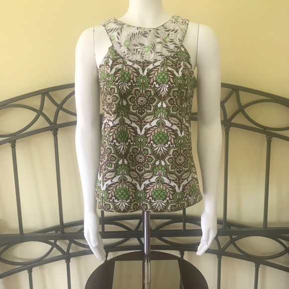 Milly of New York Sleeveless Graphic Print Top - Picture 5 of 8